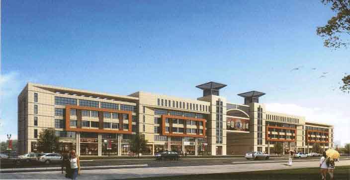 2萬平米中央商務(wù)沿街商鋪